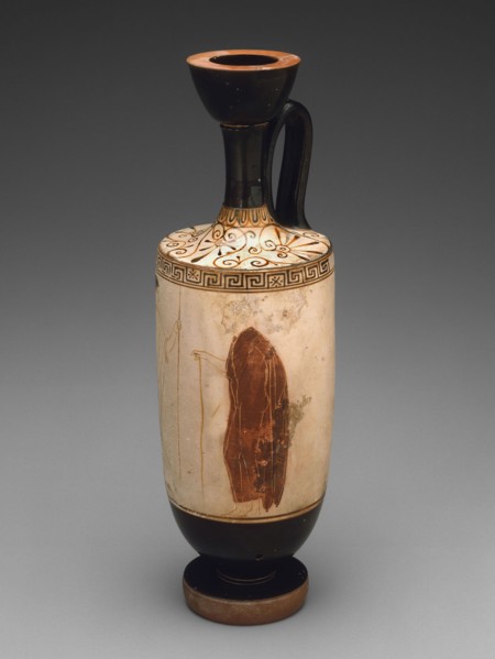 Lekythos (Oil Jar), About 445/440 BC, Attributed to the Achilles Painter, Greek, Athens, Athens,
