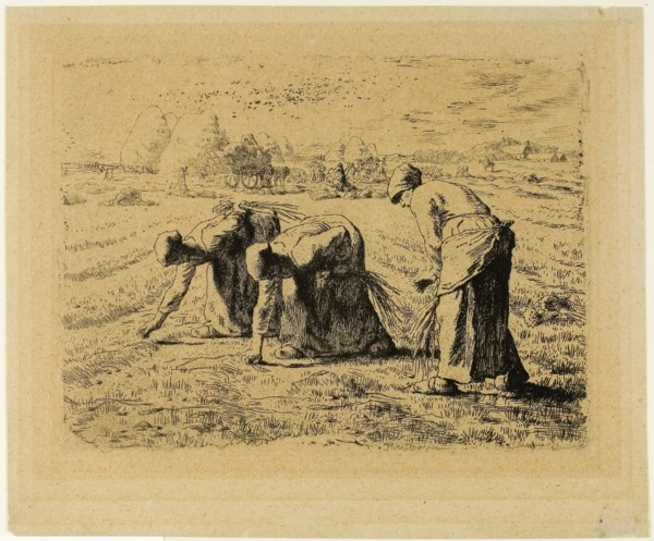 The Gleaners, 1855–56, Jean François Millet (French, 1814-1875), printed by Auguste Delâtre