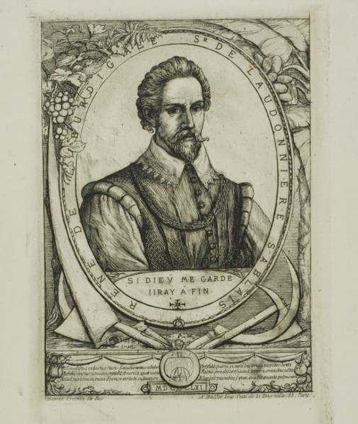 Portrait of René de Laudonnière Sablais (de Burdigale), 1861, Charles Meryon (French, 1821-1868),