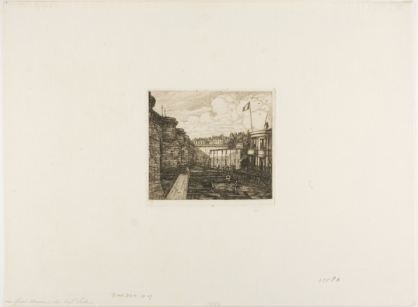 Chevrier’s Cold Bath Establishment, Paris, 1864, Charles Meryon, French, 1821-1868, France, Etching