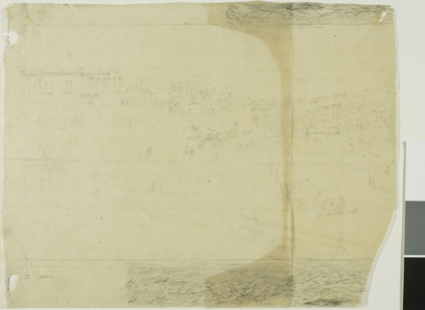Study for San Francisco, far left section, 1855–56, Charles Meryon, French, 1821-1868, France,