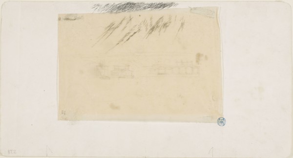 Study for Le Pont-au-Change (Pont-au-Change, Paris), 1854, Charles Meryon, French, 1821-1868,