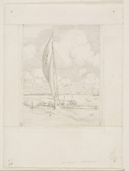 Swift-Sailing Proa, Mulgrave Archipelago, Oceania, 1866, Charles Meryon, French, 1821-1868, France,