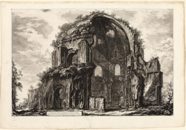View of the Octagonal Temple of Minerva Medica, from Views of Rome, 1764, published 1800–07,