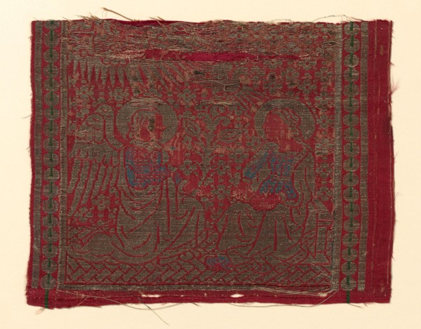 Fragment (From an Orphrey Band), 1450/1500, Italy, Florence, Florence, Silk and
