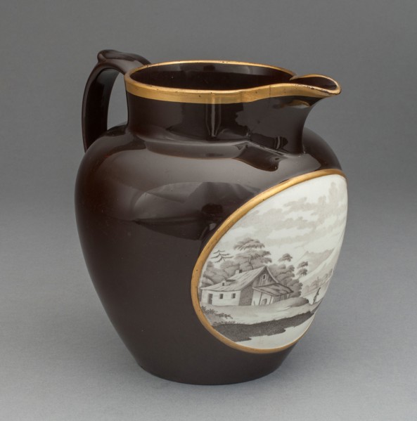 Jug, 1810/20, Spode Pottery & Porcelain Factory, English, founded 1767, Stoke on Trent, Lead-glazed