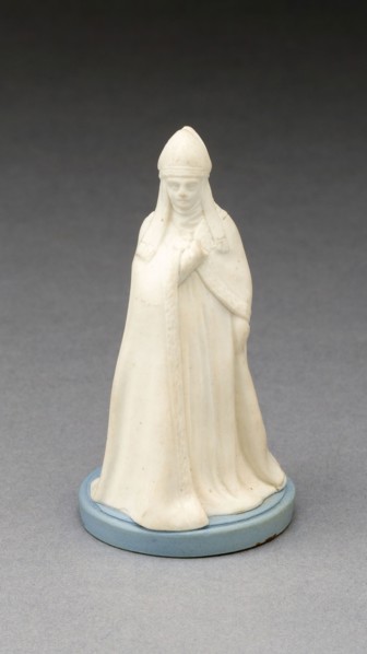 Chess Piece: Bishop, 19th century, Wedgwood Manufactory, England, founded 1759, Burslem, Stoneware