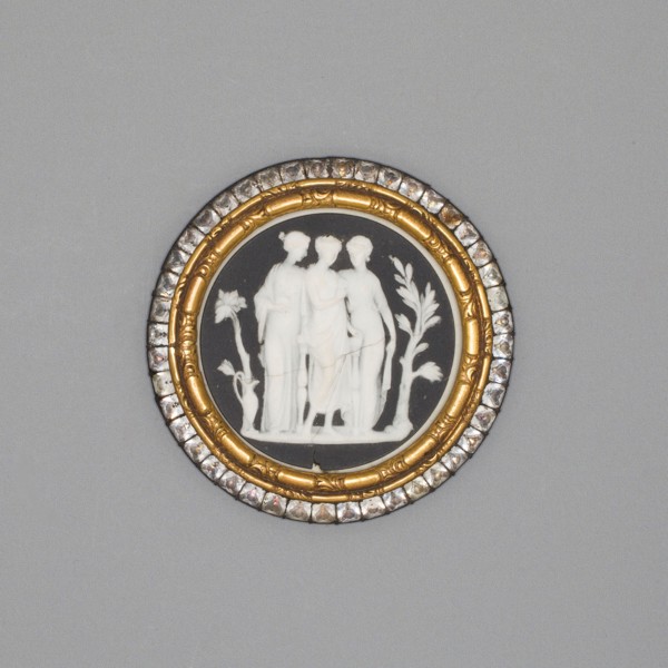 Cameo with Three Graces, Late 18th century, Wedgwood Manufactory, England, founded 1759, Burslem,