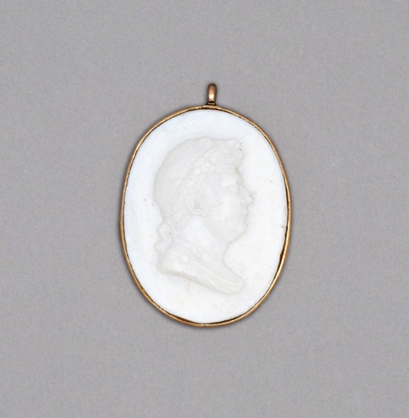 Cameo Locket, Late 18th century, Wedgwood Manufactory, England, founded 1759, Burslem, Stoneware