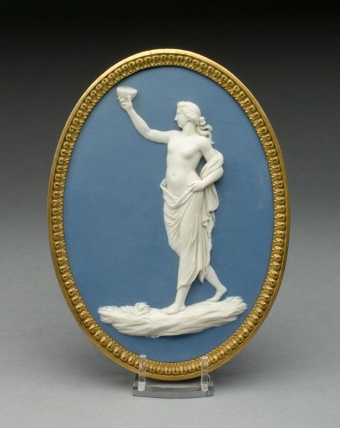 Plaque with Bacchanalian Figure, 1769/80, Wedgwood Manufactory, England, founded 1759, Burslem,