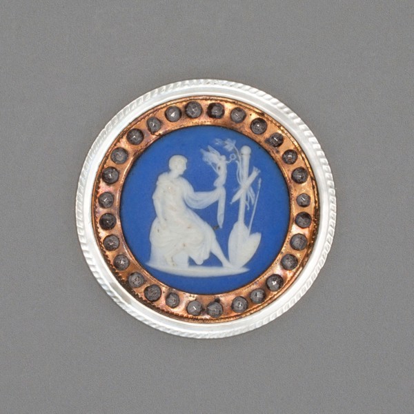 Button, Late 18th century, Wedgwood Manufactory, England, founded 1759, Burslem, Stoneware
