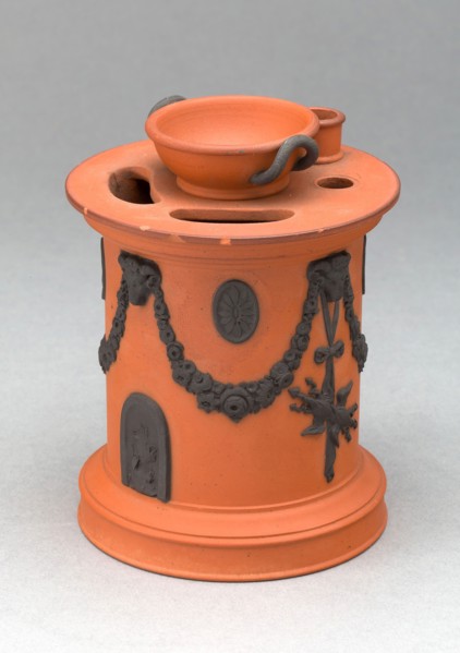 Inkstand, 1810/20, Wedgwood Manufactory, England, founded 1759, Burslem, Earthenware (rosso