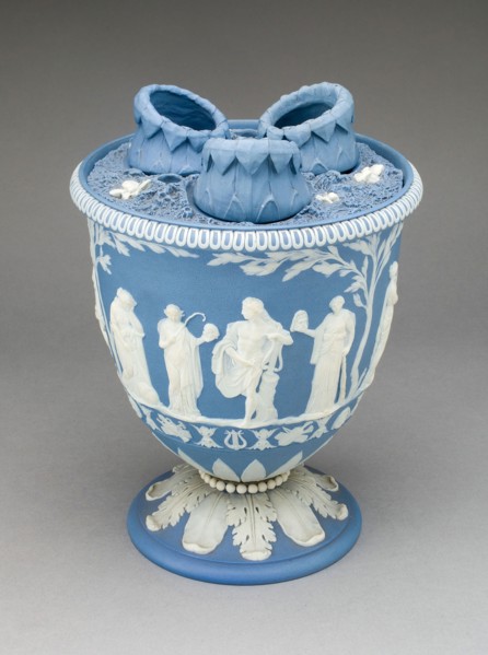 Bulb Pot, c. 1790, Wedgwood Manufactory, England, founded 1759, Burslem, Stoneware (jasperware), 23