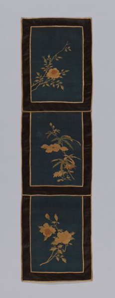 Panel (Furnishing Fabric), Qing dynasty (1644–1911), 1875/1900, China, Silk, tapestry weave,