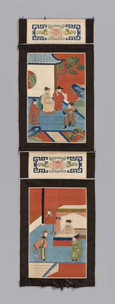 Panel (For a Screen), Qing dynasty (1644–1911), 1875/1900, China, Panels: Silk,
