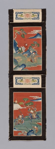 Panel (For a Screen), Qing dynasty (1644–1911), 1875/1900, China, Panels: Silk,