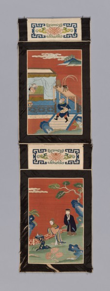 Panel (For a Screen), Qing dynasty (1644–1911), 1875/1900, China, Panel: Silk,