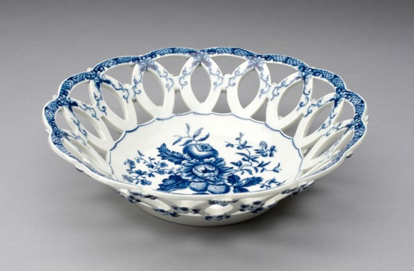 Basket, c. 1770, Worcester Porcelain Factory, Worcester, England, founded 1751, Worcester,