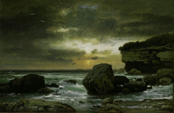 A Marine, c. 1874/75, George Inness, American, 1825–1894, United States, Oil on canvas, 76.8 × 114