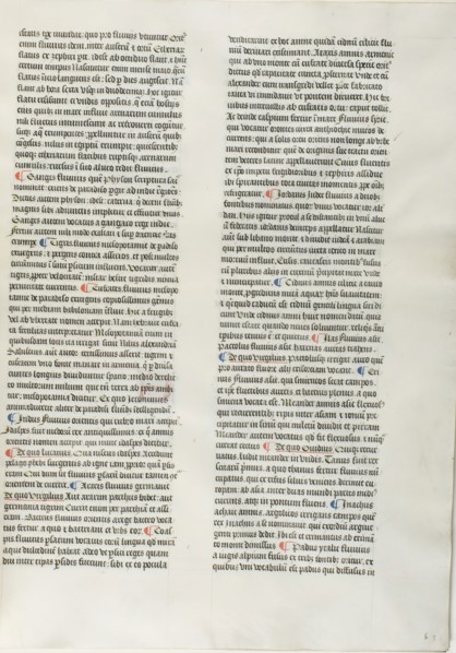 Folio Eleven from Burchard of Sion’s De locis ac mirabilibus mundi, or an Illuminated Geography, c.