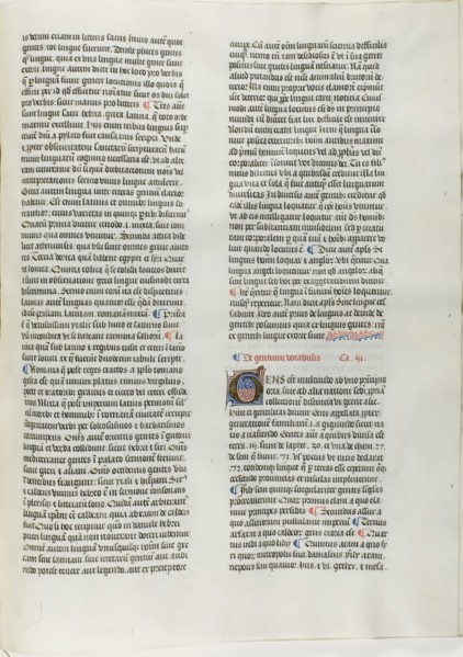 Folio Sixteen from Burchard of Sion’s De locis ac mirabilibus mundi, or an Illuminated Geography, c