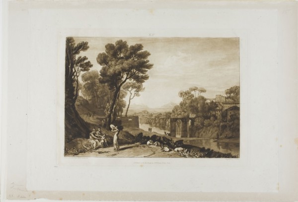 The Woman and Tambourine, plate 3 from Liber Studiorum, published 1807, Joseph Mallord William