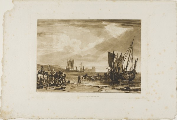 Scene on the French Coast, plate 4 from Liber Studiorum, published 1807, Joseph Mallord William