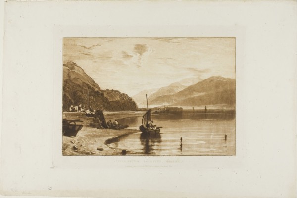 Inverary Pier, plate 35 from Liber Studiorum, published June 1, 1811, Joseph Mallord William