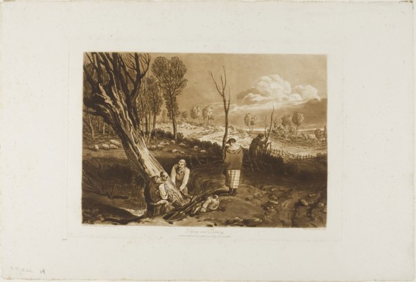 Hedging and Ditching, plate 47 from Liber Studiorum, published May 23, 1812, Joseph Mallord William