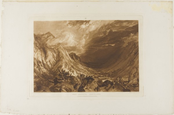 Ben Arthur, plate 69 from Liber Studiorum, published January 1, 1819, Joseph Mallord William Turner