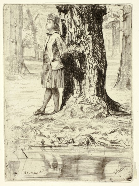 Seymour, 1858/59, James McNeill Whistler, American, 1834-1903, United States, Etching and drypoint