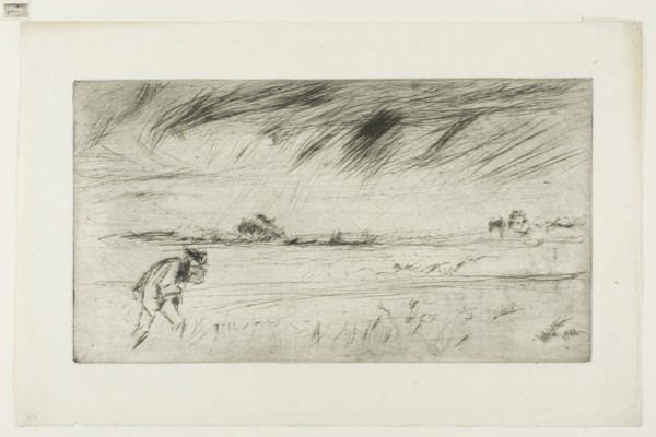 The Storm, 1861, James McNeill Whistler, American, 1834-1903, United States, Drypoint in black ink