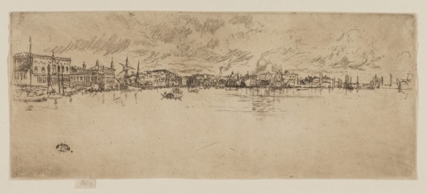 Long Venice, 1879/80, James McNeill Whistler, American, 1834-1903, United States, Etching and