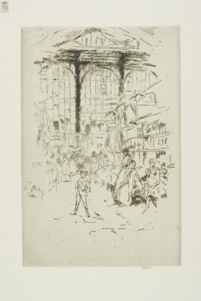 Clothes-Exchange, Houndsditch, No. 2, 1887, James McNeill Whistler, American, 1834-1903, United
