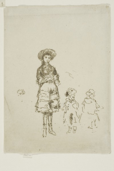 The Little Nurse, Grays Inn, 1887, James McNeill Whistler, American, 1834-1903, United States,