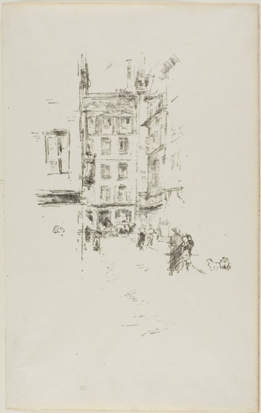 Rue Furstenburg, 1894, James McNeill Whistler, American, 1834-1903, United States, Transfer