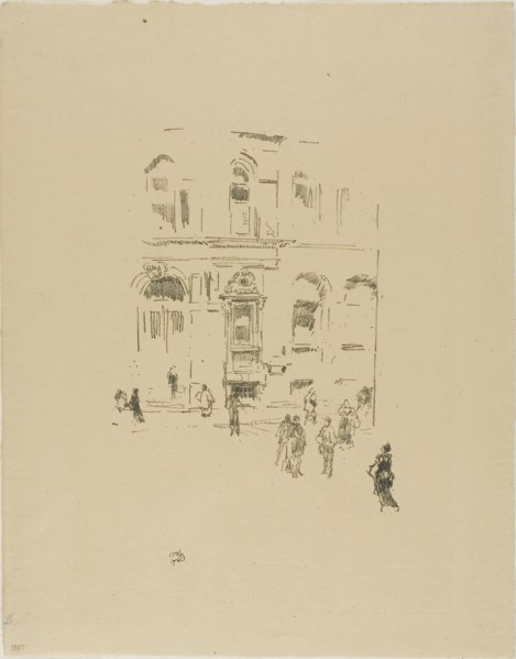 Victoria Club, 1879/87, James McNeill Whistler, American, 1834-1903, United States, Transfer