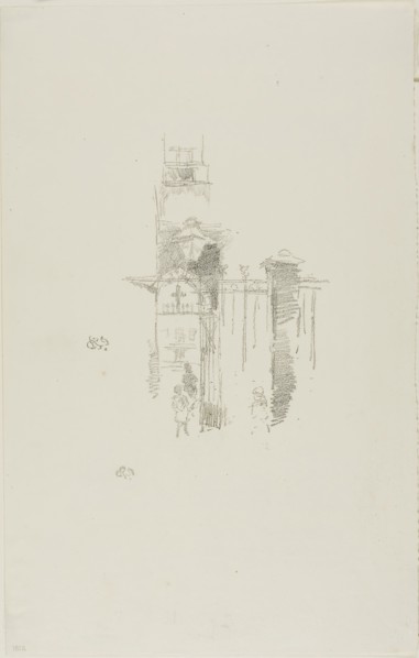 Entrance Gate, 1887, James McNeill Whistler, American, 1834-1903, United States, Transfer