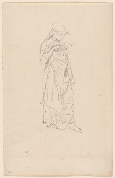 The Novel: Girl Reading, probably 1889, James McNeill Whistler, American, 1834-1903, United States,