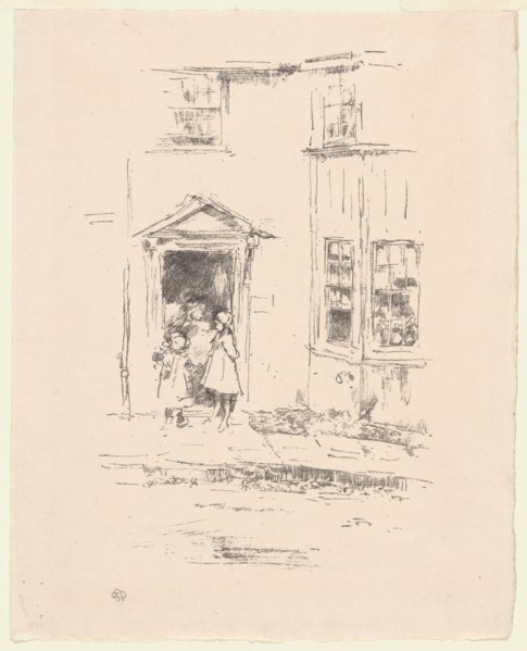 The Little Doorway, Lyme Regis, 1895, James McNeill Whistler, American, 1834-1903, United States,