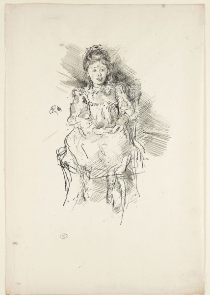 Little Dorothy, 1896, James McNeill Whistler, American, 1834-1903, United States, Transfer