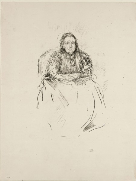 Portrait Study: Mrs. Philip, 1896, James McNeill Whistler, American, 1834-1903, United States,