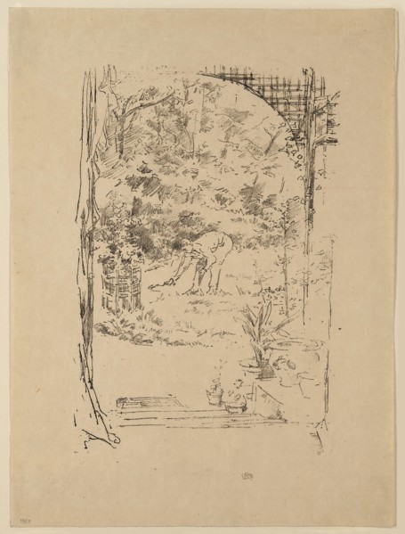 The Man with a Sickle, 1894, James McNeill Whistler, American, 1834-1903, United States, Transfer