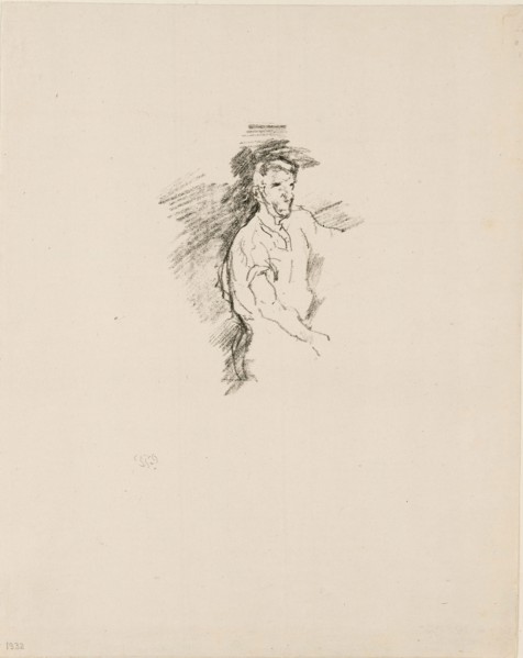 Sketch of a Blacksmith, 1895, James McNeill Whistler, American, 1834-1903, United States, Transfer