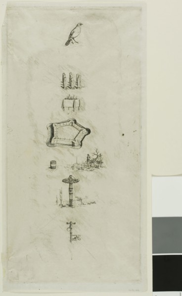 Rebus: Béranger was not Really Strong, for he Never had the Key of the Fields, 1863, Charles
