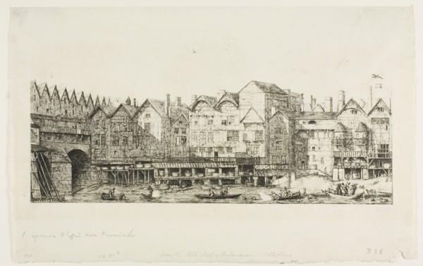 View of Part of the City of Paris toward the Close of the XVII Century, 1861, Charles Meryon,
