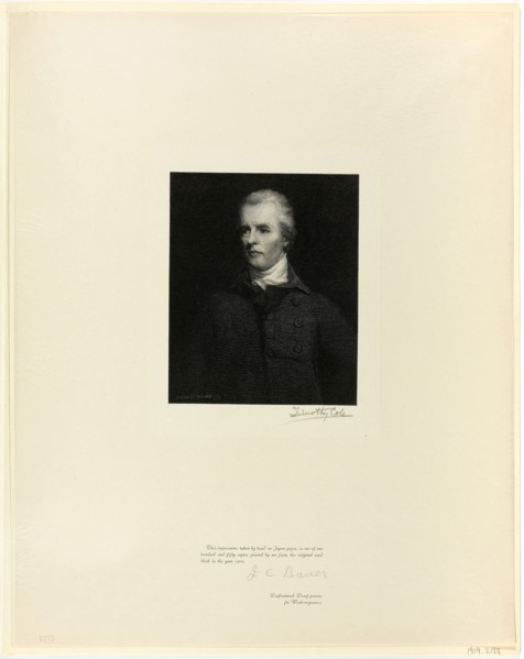 Right Honorable William Pitt, from Old English Masters, 1898, printed 1902, Timothy Cole (American,