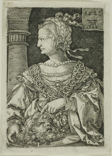 Judith with the Head of Holofernes, 1528, Heinrich Aldegrever, German, 1502-c.1560, Germany,