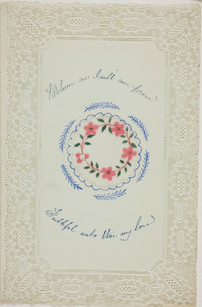 Believe Me I will Ever Prove (valentine), c. 1840, Unknown Artist, English, 19th century, England,