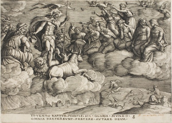 The Triumph of Eternity, plate six from The Triumphs of Petrarch, c. 1539, Georg Pencz, German, c.
